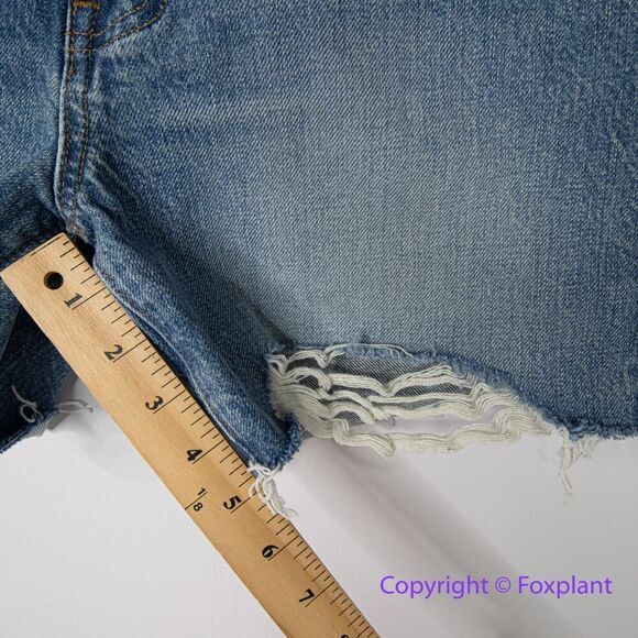 New! Madewell Relaxed Mid-Length Rigid Denim Shorts Brockport Wash size 27 - Picture 6 of 14